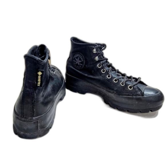 Converse Gore-Tex Chuck Taylor All Star Lug  Mono Black Sneakers Mountain Club - Picture 5 of 12